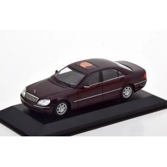 1:43 Масштабная модель Mercedes-Benz S-Class (W220) - 1998 (dark red met.)