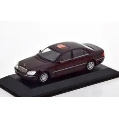 1:43 Масштабная модель Mercedes-Benz S-Class (W220) - 1998 (dark red met.)