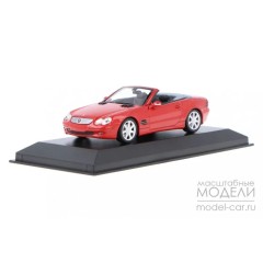 1:43 Масштабная модель Mercedes-Benz SL Class (R230) - 2001 (red)