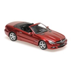 1:43 Масштабная модель Mercedes-Benz SL-Class (R230) - 2008 (red metallic)