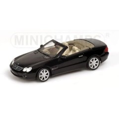 1:43 Масштабная модель MERCEDES-BENZ SL-CLASS (R230) – 2001 – BLACK – MOVABLE ROOF