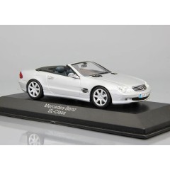 1:43 Масштабная модель Mercedes-Benz SL-Klasse R230 Roadster Brilliant silver metallic