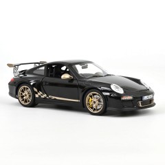 1:18 Масштабная модель PORSCHE 911 GT3 RS Coupe (997 II) 2009 Black/Gold Metallic