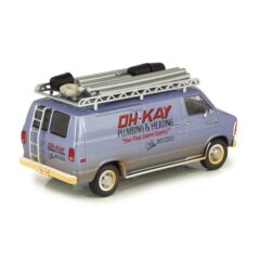 1:43 Масштабная модель DODGE Ram Van "Oh-Kay Plumbing & Heating" 1986 (из к/ф "Один дома")