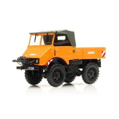1:43 Масштабная модель Mercedes-Benz Unimog 401 Mit Seilwinde - 1951 - Orange