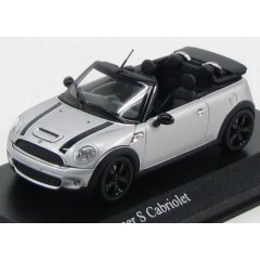 1:43 Масштабная модель Mini Cooper S Cabriolet 2009 Silver