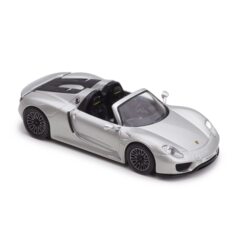 1:43 Масштабная модель Porsche 918 Spyder серебристый