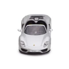 1:43 Масштабная модель Porsche 918 Spyder серебристый