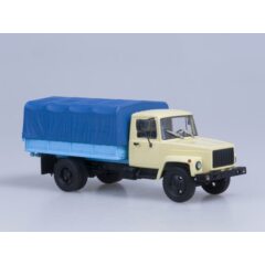 1:43 Масштабная модель 33073 (двиг. ЗМЗ-513) Грузовое такси, бежевый-синий