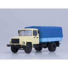 1:43 Масштабная модель 33073 (двиг. ЗМЗ-513) Грузовое такси, бежевый-синий