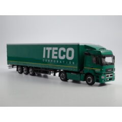 1:43 Масштабная модель КАМАЗ-5490 с полуприцепом НЕФАЗ-93341 Iteco