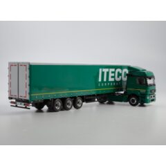 1:43 Масштабная модель КАМАЗ-5490 с полуприцепом НЕФАЗ-93341 Iteco