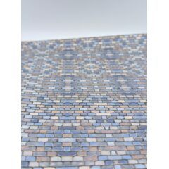 Самоклеющаяся текстура кирпичной стены №4 (мелкая), для макетов, лист А4