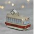 Елочная игрушка "Трамвай - Ленинград" с красной полосой