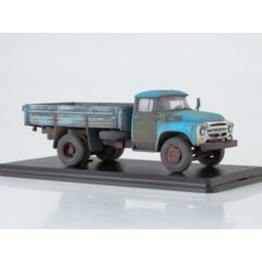 1:43 Масштабная модель ЗИЛ-130 бортовой (со следами эксплуатации)