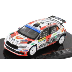 1:43 Масштабная модель SKODA Fabia RS Rally2 #18 "Agrotec Skoda Rally Team" Kopecky/Hlousek победитель Barum Rally 2023