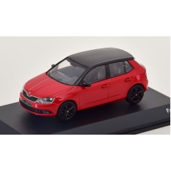 1:43 Масштабная модель SKODA Fabia, red black