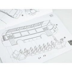1:43 Сборная модель Автобус ЛАЗ-695Н