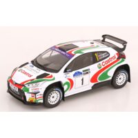 1:18 Масштабная модель TOYOTA GR Yaris Rally2 #1 "Toyota Gazoo Racing" Ingram/Kihurani 1 место Grampian Forest Rally 2024
