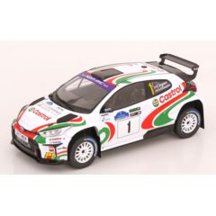 1:18 Масштабная модель TOYOTA GR Yaris Rally2 #1 "Toyota Gazoo Racing" Ingram/Kihurani 1 место Grampian Forest Rally 2024