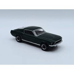 1:43 Масштабная модель FORD Mustang Fastback 1968 Satin Green Metallic