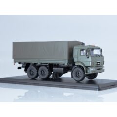 1:43 Масштабная модель КАМАЗ-43118 бортовой с тентом