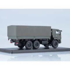1:43 Масштабная модель КАМАЗ-43118 бортовой с тентом