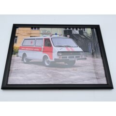 Постер А4 в рамке РАФ-22031-01 "Латвия" Скорая помощь