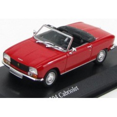 1:43 Масштабная модель Peugeot 304 Cabriolet 1970 Red