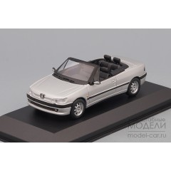 1:43 Масштабная модель PEUGEOT 306 CABRIOLET - 1998 - SILVER