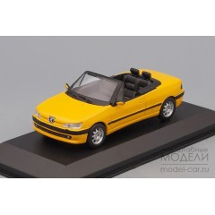 1:43 Масштабная модель PEUGEOT 306 CABRIOLET - 1998 - YELLOW