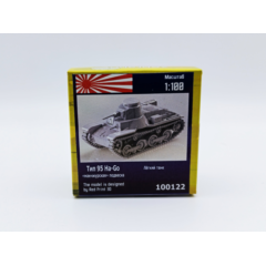 1:100 Сборная модель Японский лёгкий танк Тип 95 Ha-Go (манчжурская подвеска)
