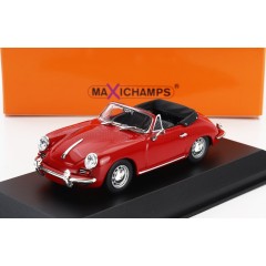 1:43 Масштабная модель Porsche 356 C Cabriolet – 1965 (red)