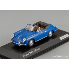 1:43 Масштабная модель Porsche 356 C Cabriolet 1963 (enamel blue)