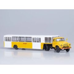 1:43 Масштабная модель ЗИЛ-130В1 с полуприцепом АППА-4 Аэропорт Васьково
