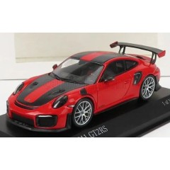 1:43 Масштабная модель Porsche 911 (991 II) GT2 RS Weissach-Paket - 2018 (red)