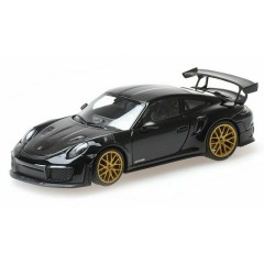 1:43 Масштабная модель Porsche 911 (991.2) GT2RS - 2018 - Weissach-Paket (black / aurum wheels)