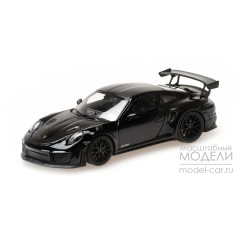 1:43 Масштабная модель Porsche 911 (991.2) GT2RS - 2018 - Weissach-Paket (black / black wheels)