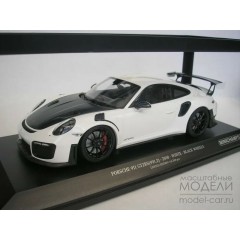 1:18 Масштабная модель Porsche 911 (991.2) GT2RS - 2018 (white)