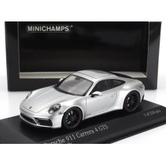 1:43 Масштабная модель Porsche 911 (992) Carrera 4 GTS - 2019 (silver)