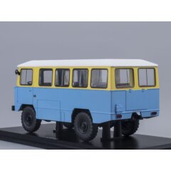 1:43 Масштабная модель Армейский автобус АПП-66, жёлто-синий