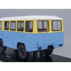 1:43 Масштабная модель Армейский автобус АПП-66, жёлто-синий