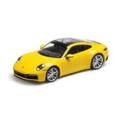 1:18 Масштабная модель Porsche 911 (992) Carrera 4S - 2019 (yellow)