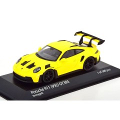 1:43 Масштабная модель Porsche 911 (992) GT3RS - 2023 (yellow, black wheels)