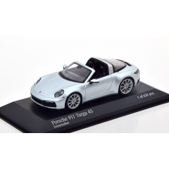 1:43 Масштабная модель Porsche 911 (992) Targa - 2020 (silver)