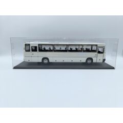 1:43 Масштабная модель Автобус Икарус-250.58 белоснежный с боксом