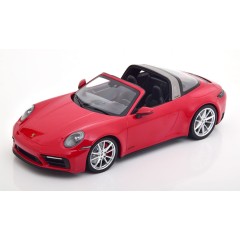 1:18 Масштабная модель Porsche 911 (992) Targa 4 GTS - 2021 (red)