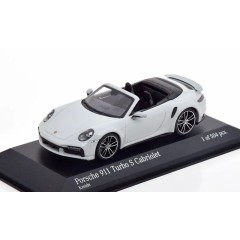 1:43 Масштабная модель Porsche 911 (992) Turbo S Cabriolet - 2019 (grey)