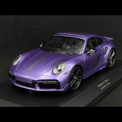 1:18 Масштабная модель Porsche 911 (992) Turbo S Coupe Sport Design - 2021 (viola)
