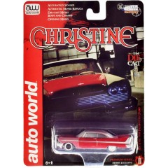 1:64 Масштабная модель Auto World 1958 Plymouth Fury Red Partially Restored Christine